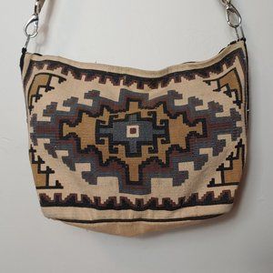 Vintage Kilm Tapestry Boho Crossbody Messenger Bag